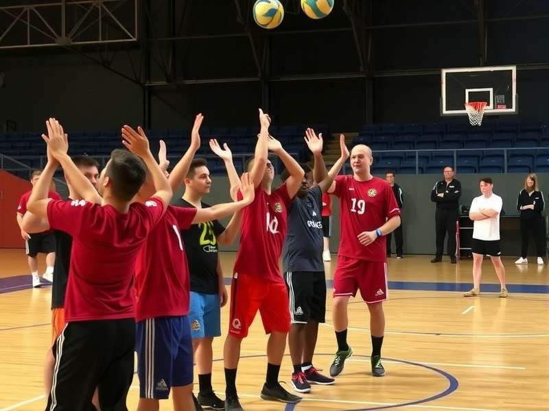 Cosmic Handball Champions trophy ceremony