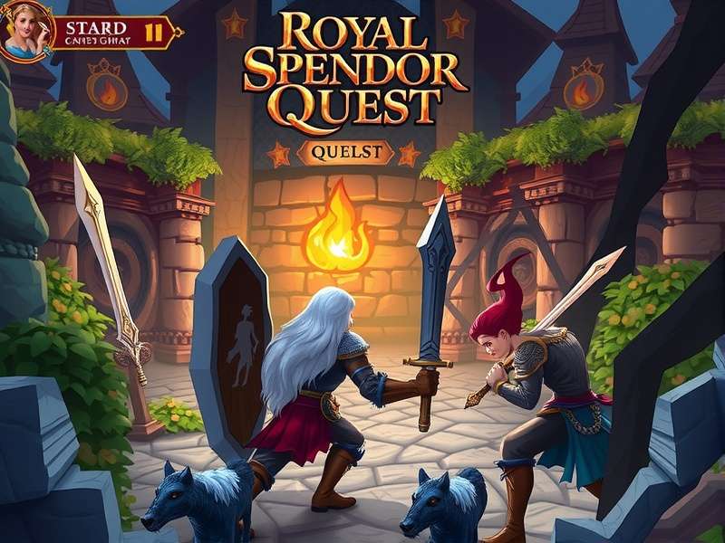 Royal Splendor Quest Battle Scene