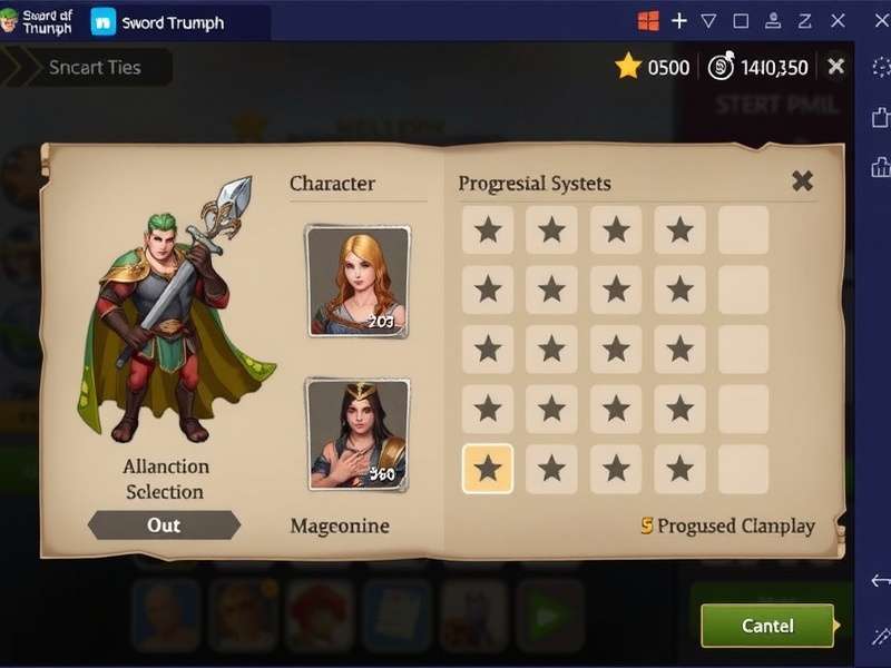 Sword Of Triumph Quests - Hero Characters Sword Of Triumph Quests Character Selection