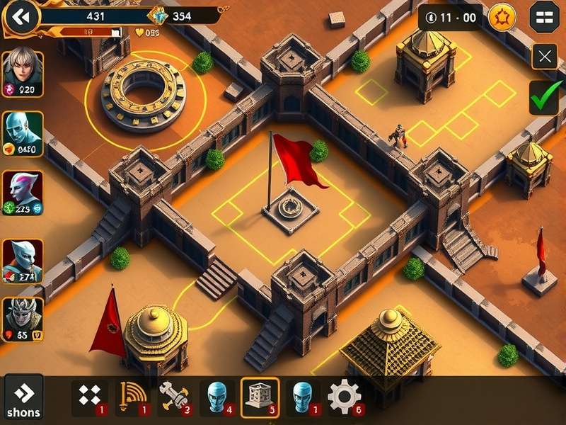 Golconda Battle Legends character selection screen