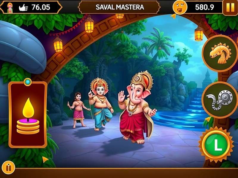 Immersive Gameplay Environment Ganesha S Enchanted Kingdom gameplay screenshot showing mystical environments
