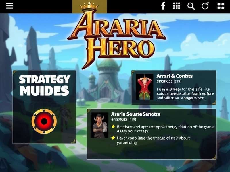 Araria Hero Strategy Guide Infographic