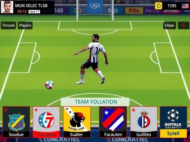 Kolkata Kickers Galaxy gameplay screenshot showing football action
