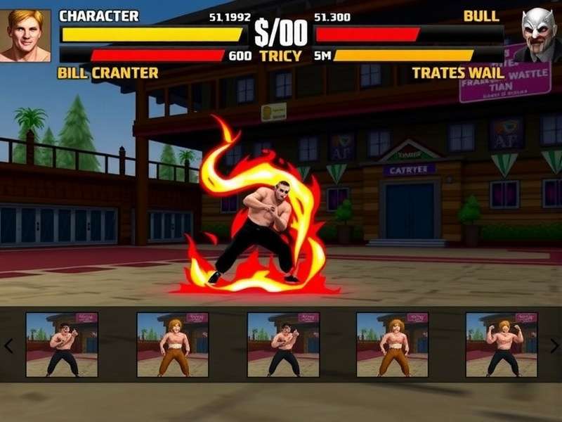 Bull Thunder character selection screen