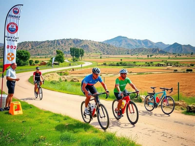 Official Bharat Cycle Sprint rulebook and judging panel during competition