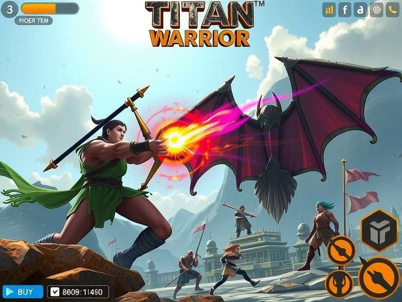 Titan Warrior multiplayer raid battle