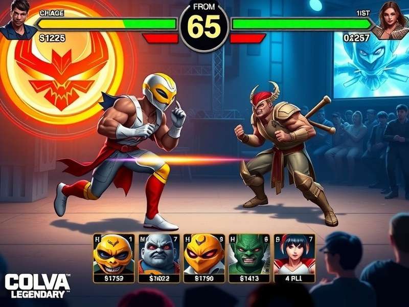 Colva Legendary Bash character roster showing diverse fighters