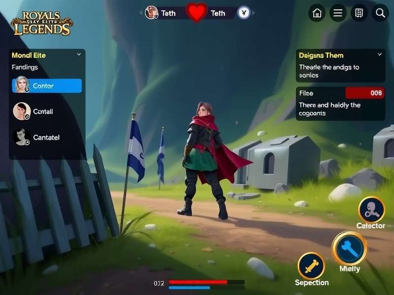 Royals Glory Elite Legend control interface and HUD