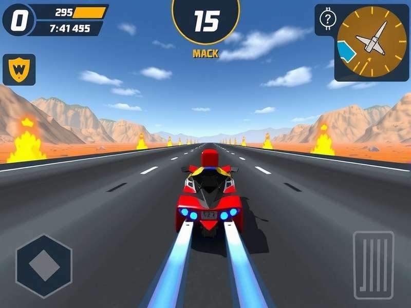 Speed King Race gameplay screenshot showing detailed graphics