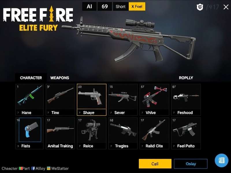 Free Fire Elite Fury Character Roster