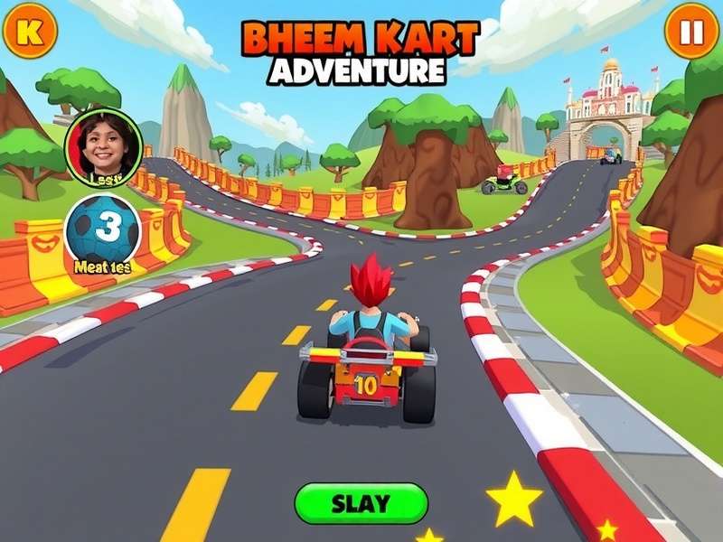 Bheem Kart Adventure character selection screen