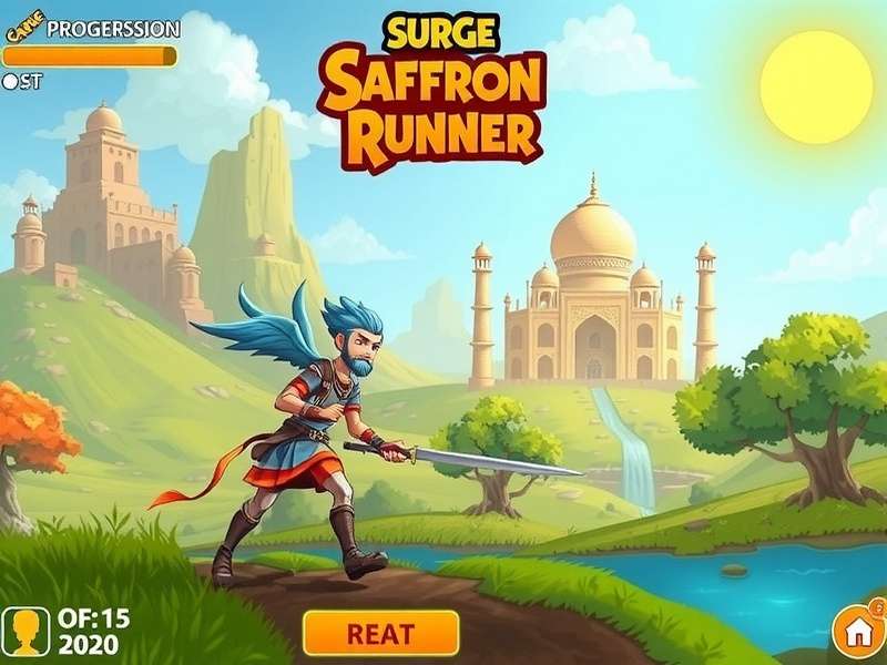 Surge Saffron Runner character selection screen