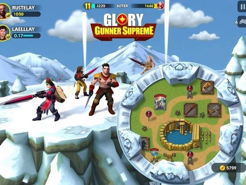 Character selection screen showing diverse roster of Glory Gunner Supreme