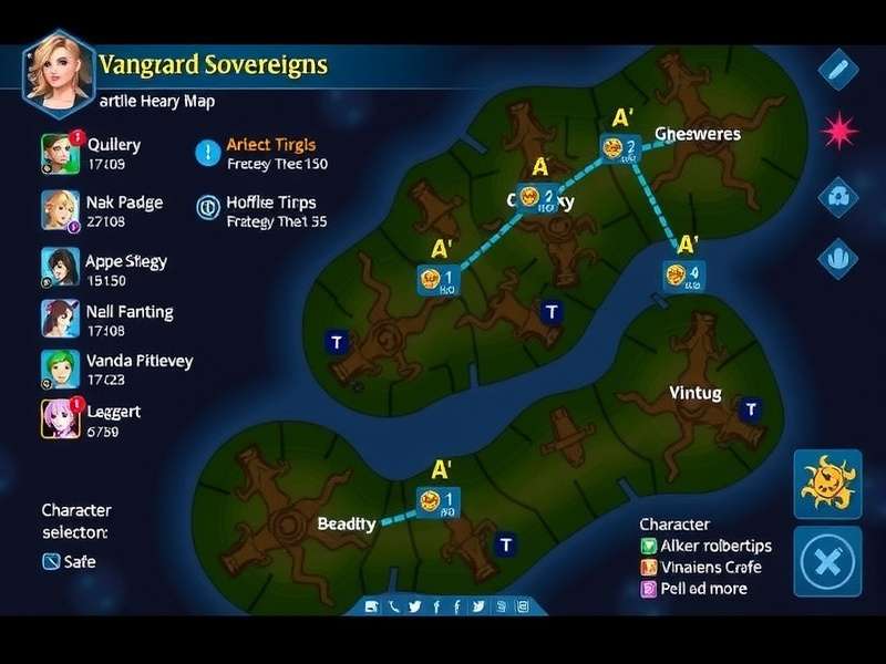 Vanguard Sovereigns battle interface