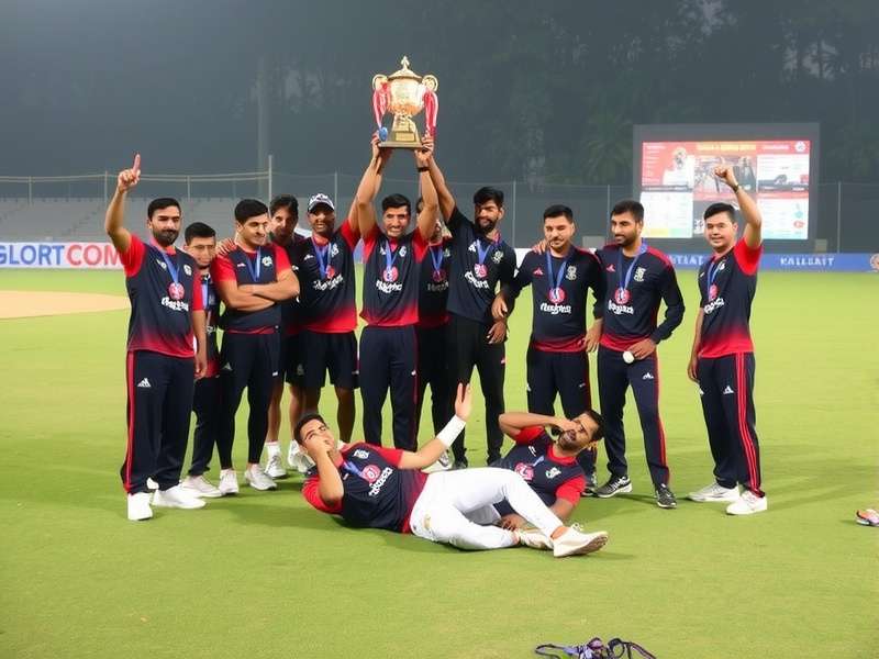 Kolkata Crusaders team celebrating victory