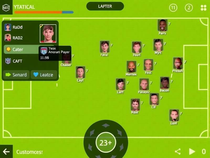 Midfield Dynamo player customization interface
