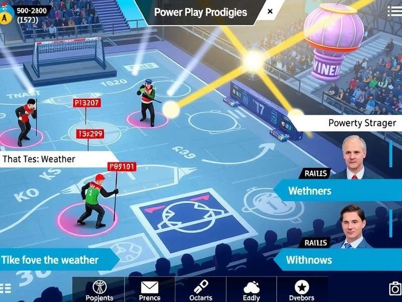 Power Play Prodigies dynamic weather system in action