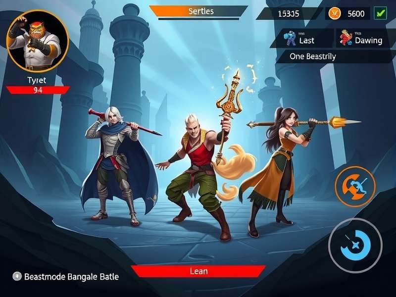 Beastmode Bangalore Battle gameplay screenshot showing character selection screen