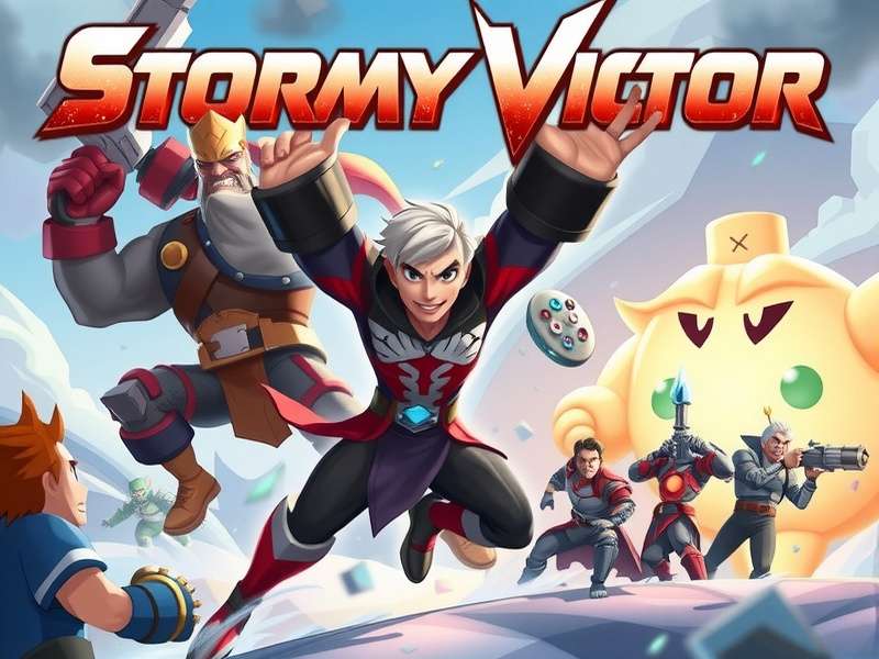Stormy Victor development team working on game design