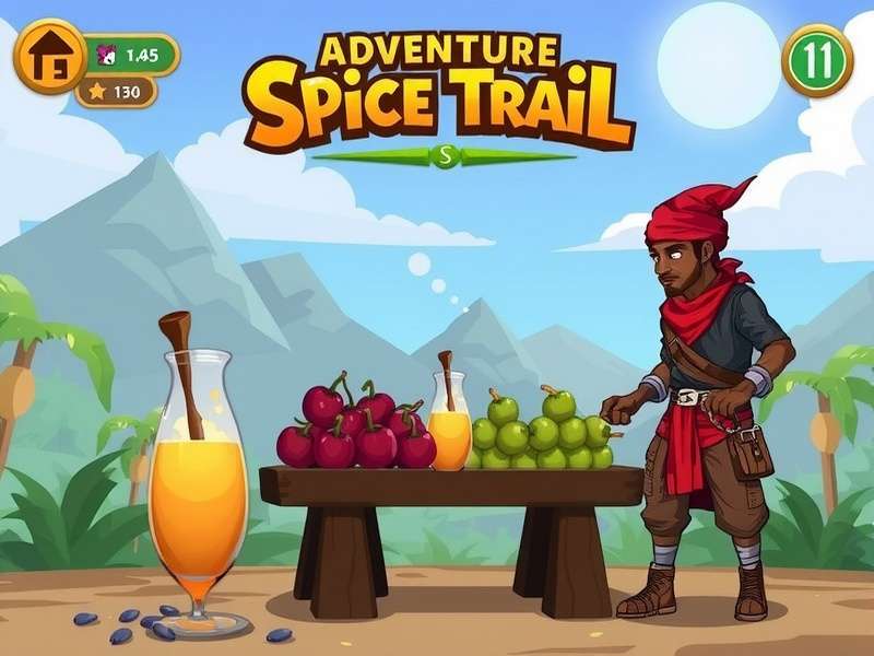 Adventure Spice Trail character progression and customization options