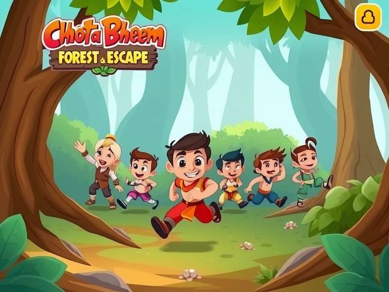 Chhota Bheem Forest Escape visual design showcasing colorful graphics