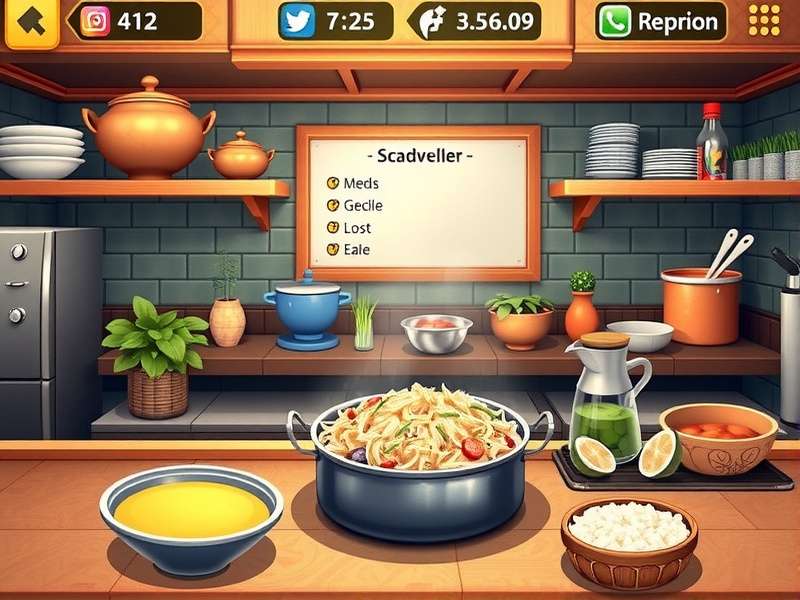 Hyderabad Biryani Supreme Cooking Interface
