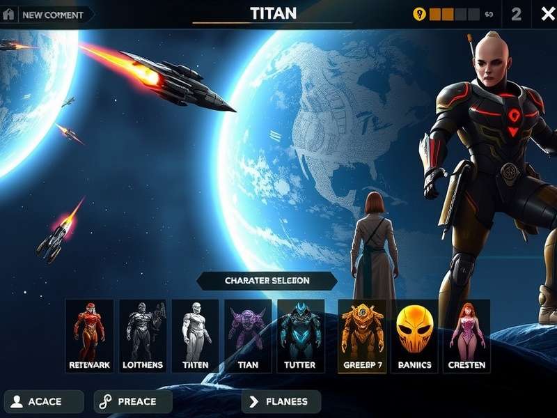 Solaris Titan Guardians character roster showing different Titan classes