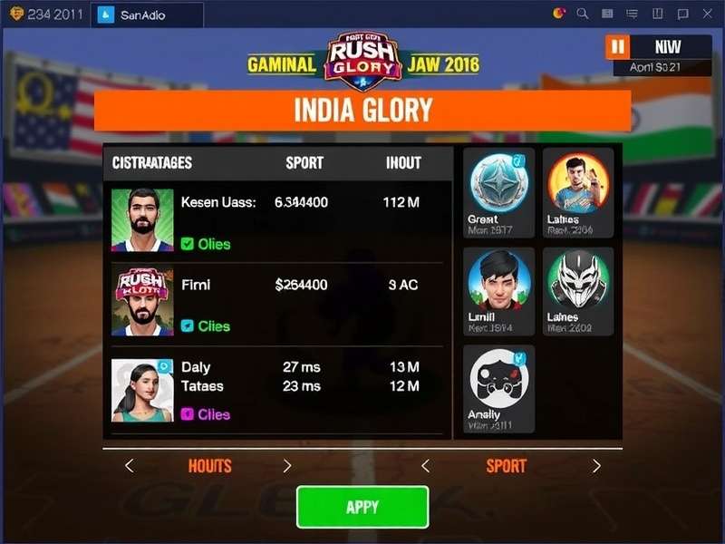 Rush For Indian Glory esports tournament