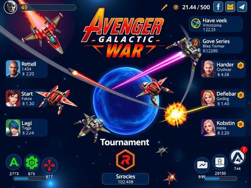 Avenger Galactic War hero character display