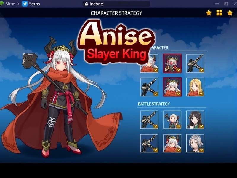 Anise Slayer King Game Main Screen