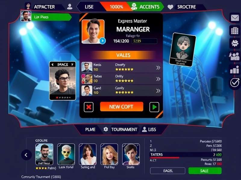 Express Master Pro gameplay interface showing strategic elements