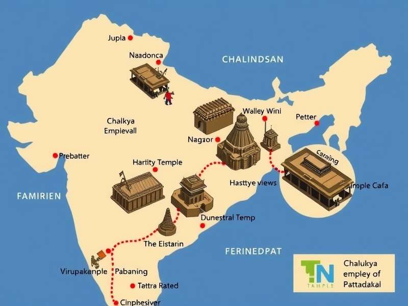Map of Chalukya Empire at its peak