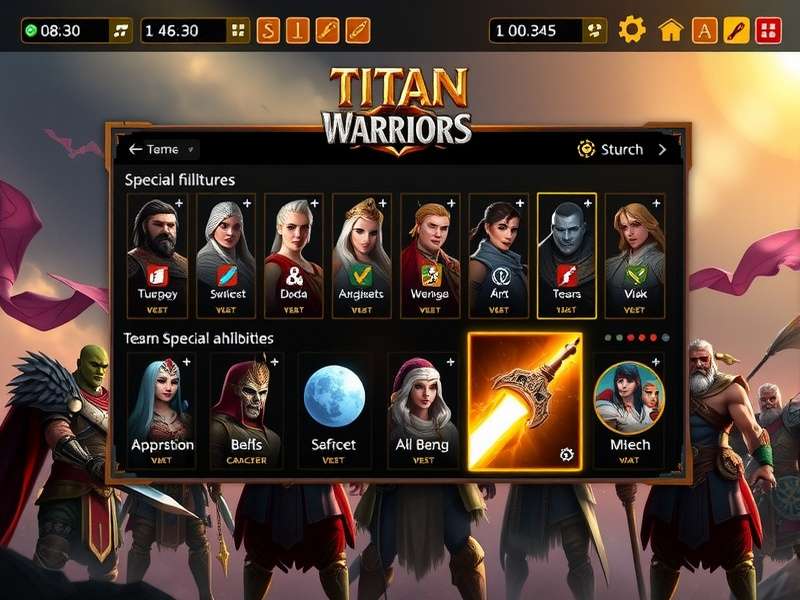 Titan Warriors Combat System Titan Warriors combat gameplay showing special abilities