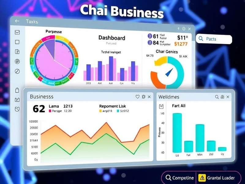 Chai Enterprise Leader gameplay interface showing business dashboard