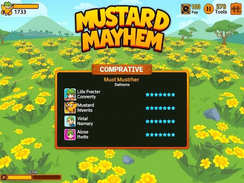 Mustard Mayhem character customization options