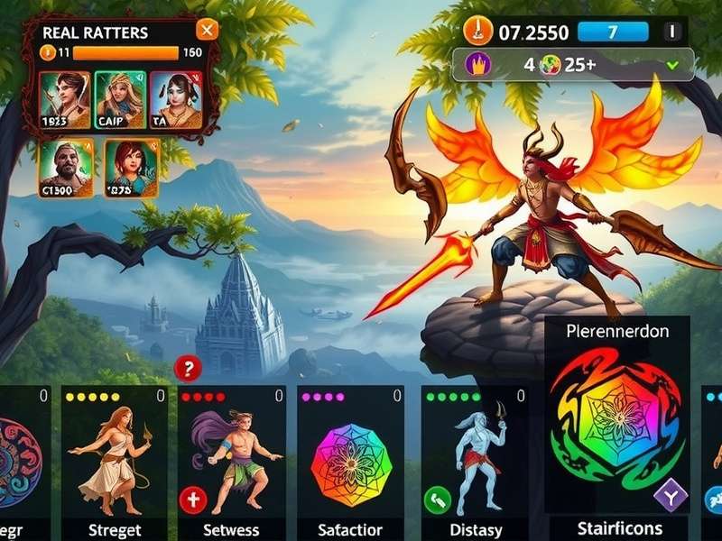 Combat strategy illustration from Fennel Mystic Seeker showing elemental strengths