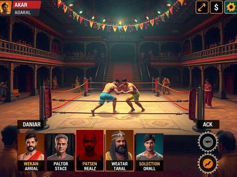 Traditional Indian wrestling akhara similar to those featured in Dangal The Wrestlers Dream