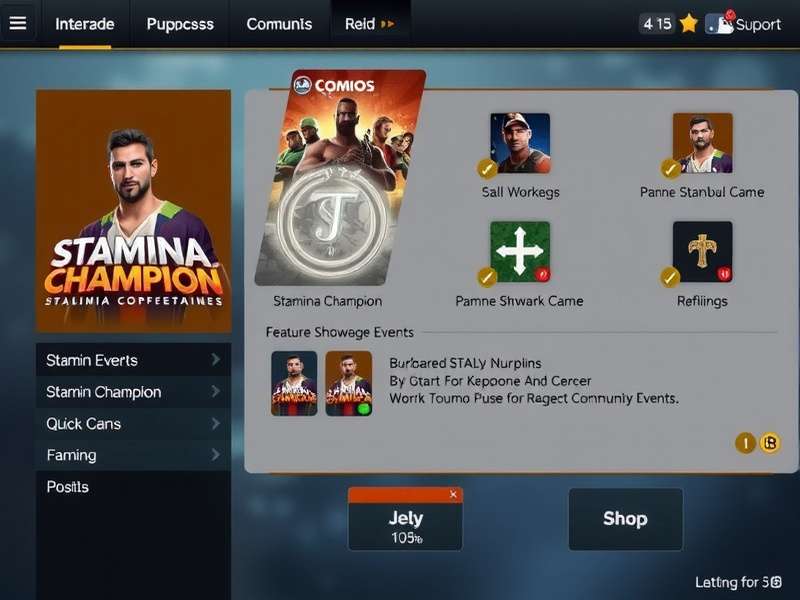 Stamina Champion Game Interface