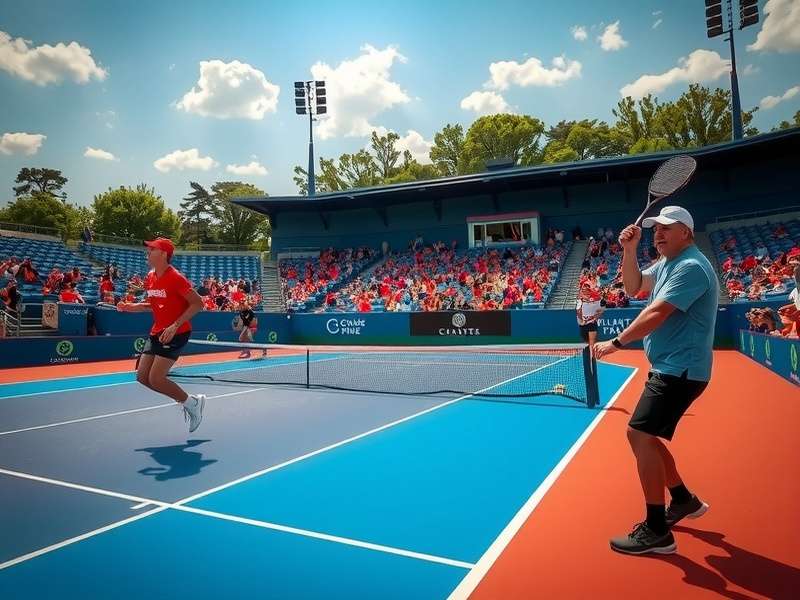 Paddle Supreme Champion trophy celebration