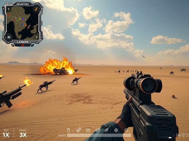 PUBG Platinum Legend Miramar desert map overview