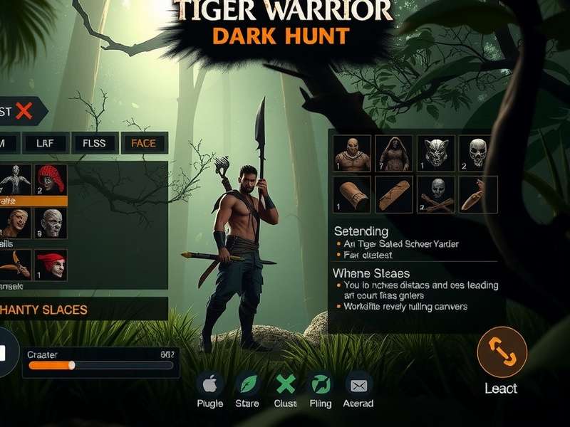 Tiger Warrior Dark Hunt development team working on game assets