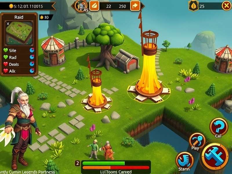 Cumin Legends Quest raid battle scene