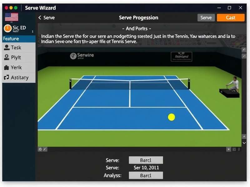 Indian Tennis Serve Wizard training progression
