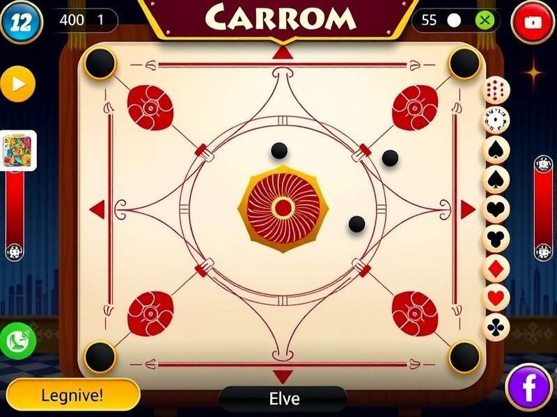 Carrom Star Rush gameplay interface