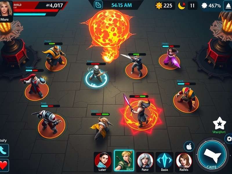 Fury Warfront character selection screen with diverse heroes