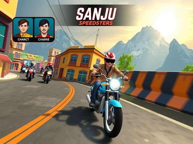 Sanju Speedsters character selection screen