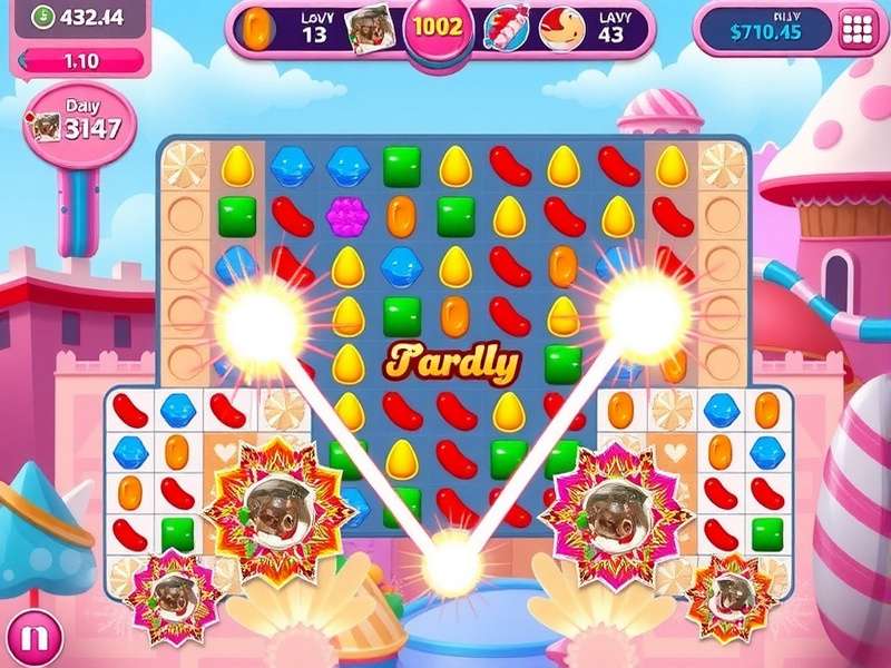Candy Crunch Legend level map showing different episodes