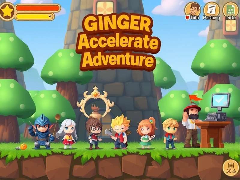Development team working on Ginger Accelerate Adventure