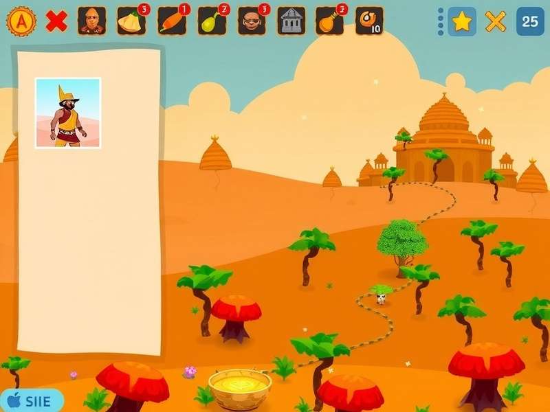 Spicy Cumin Adventure character selection screen