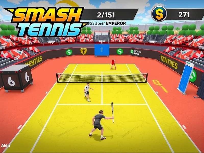 Smash Tennis Emperor Gameplay Screenshot